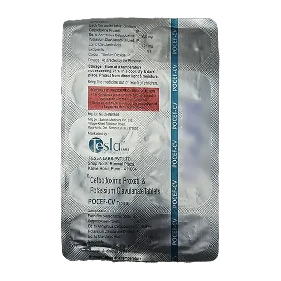 pocef cv tablet 10's